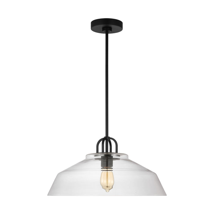 Visual Comfort Studio - DJP1131MBK - One Light Pendant - Payton - Midnight Black