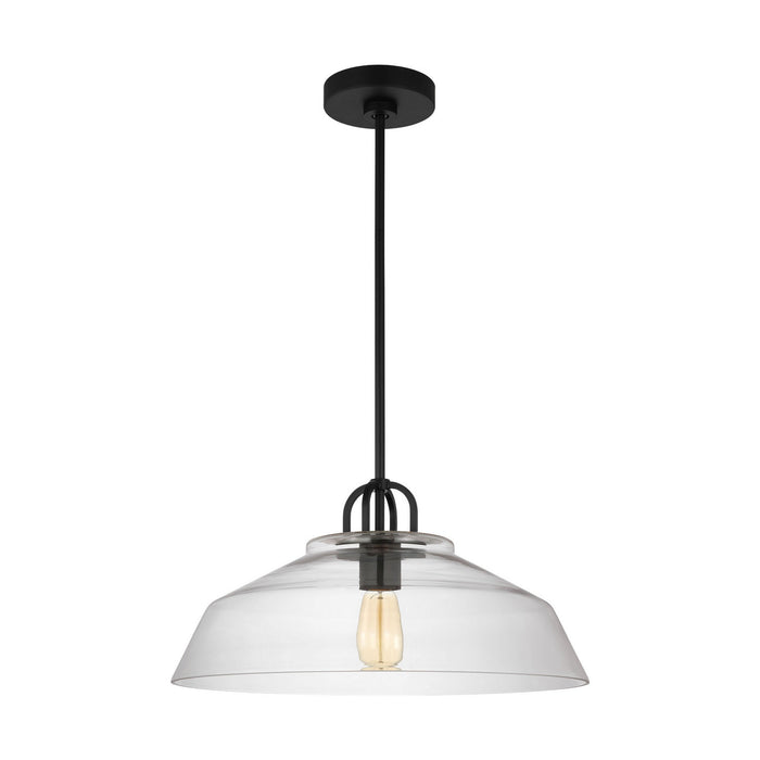 Visual Comfort Studio - DJP1131MBK - One Light Pendant - Payton - Midnight Black
