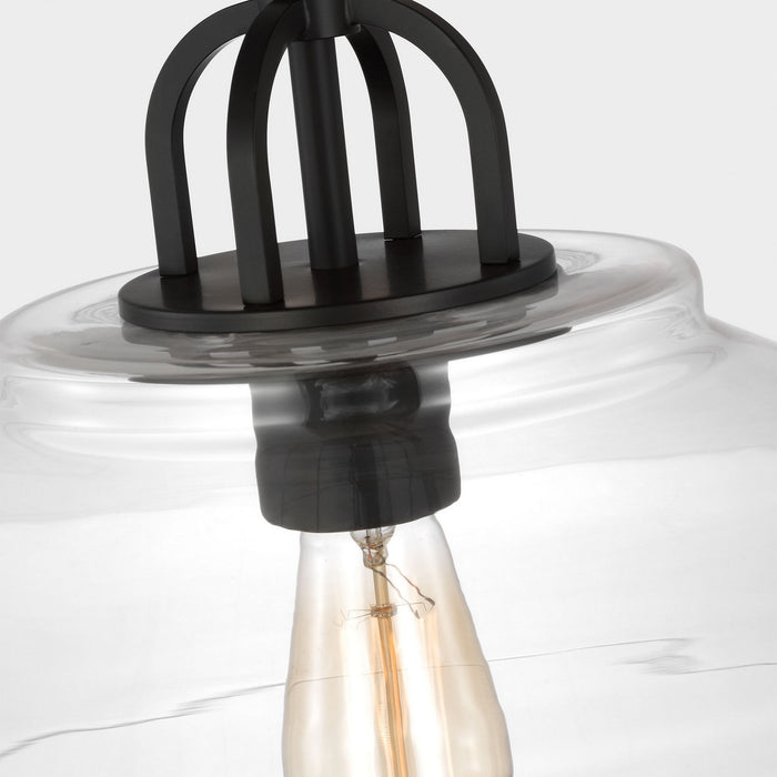 Visual Comfort Studio - DJP1131MBK - One Light Pendant - Payton - Midnight Black