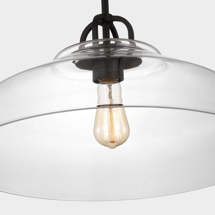 Visual Comfort Studio - DJP1131MBK - One Light Pendant - Payton - Midnight Black