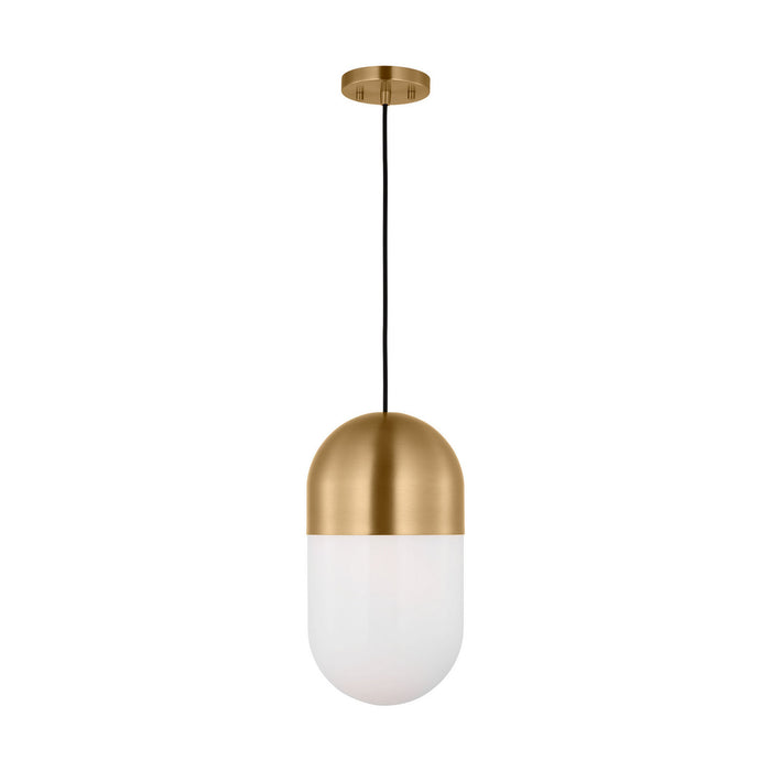 Visual Comfort Studio - DJP1141SB - One Light Pendant - Foster - Satin Brass