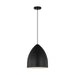 Visual Comfort Studio - DJP1151MBK - One Light Pendant - Huron - Midnight Black