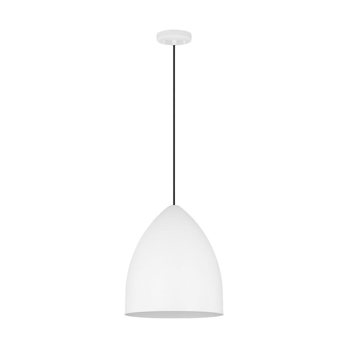 Visual Comfort Studio - DJP1151MWT - One Light Pendant - Huron - Matte White