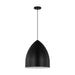 Visual Comfort Studio - DJP1161MBK - One Light Pendant - Huron - Midnight Black