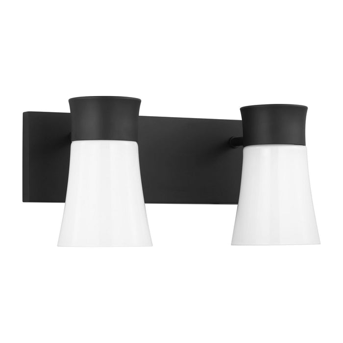 Visual Comfort Studio - DJV1082MBK - Two Light Vanity - Roy - Midnight Black