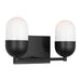 Visual Comfort Studio - DJV1092MBK - Two Light Vanity - Foster - Midnight Black