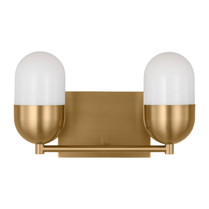 Visual Comfort Studio - DJV1092SB - Two Light Vanity - Foster - Satin Brass