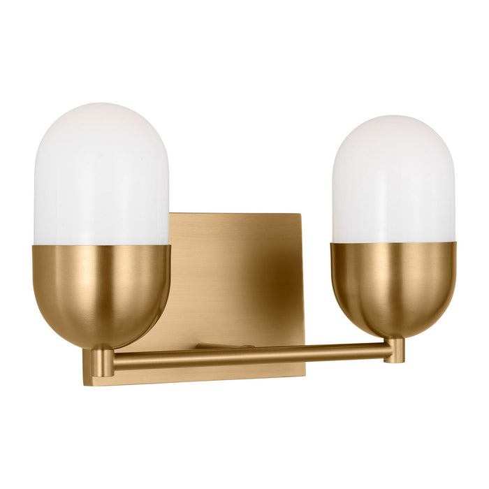 Visual Comfort Studio - DJV1092SB - Two Light Vanity - Foster - Satin Brass
