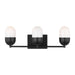 Visual Comfort Studio - DJV1093MBK - Three Light Vanity - Foster - Midnight Black