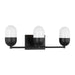 Visual Comfort Studio - DJV1093MBK - Three Light Vanity - Foster - Midnight Black