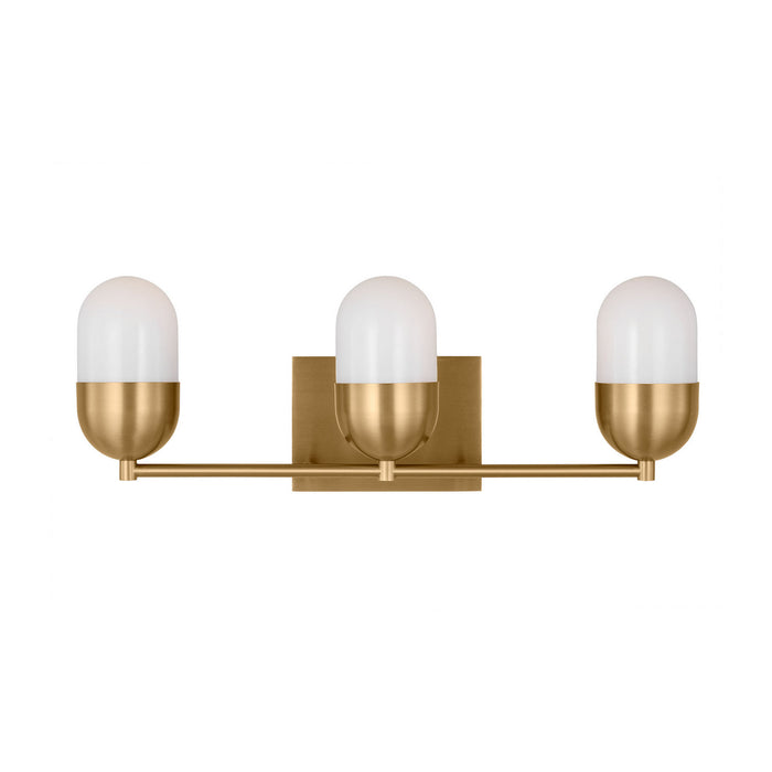 Visual Comfort Studio - DJV1093SB - Three Light Vanity - Foster - Satin Brass