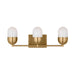 Visual Comfort Studio - DJV1093SB - Three Light Vanity - Foster - Satin Brass