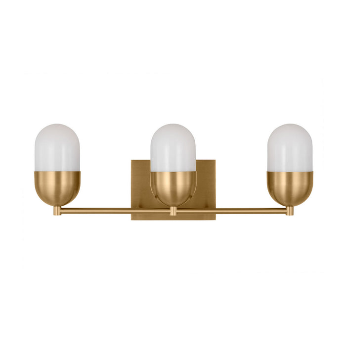 Visual Comfort Studio - DJV1093SB - Three Light Vanity - Foster - Satin Brass
