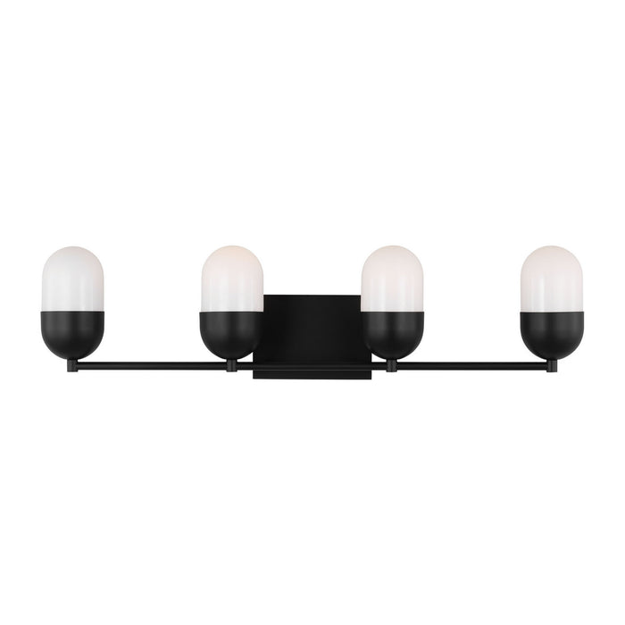 Visual Comfort Studio - DJV1094MBK - Four Light Vanity - Foster - Midnight Black