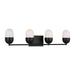Visual Comfort Studio - DJV1094MBK - Four Light Vanity - Foster - Midnight Black
