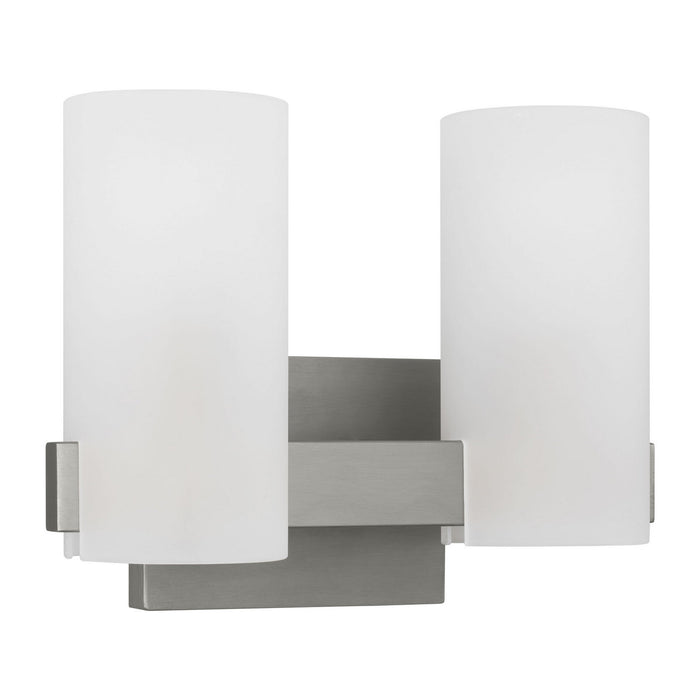 Visual Comfort Studio - DJV1102BS - Two Light Vanity - Rhode - Brushed Steel