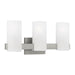 Visual Comfort Studio - DJV1103BS - Three Light Vanity - Rhode - Brushed Steel