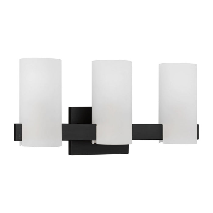 Visual Comfort Studio - DJV1103MBK - Three Light Vanity - Rhode - Midnight Black