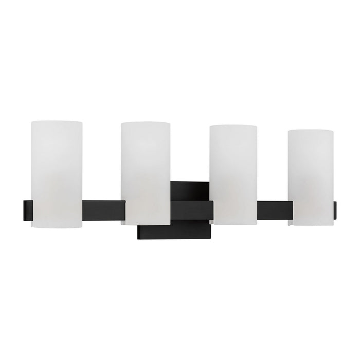 Visual Comfort Studio - DJV1104MBK - Four Light Vanity - Rhode - Midnight Black