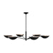 Visual Comfort Studio - EC1306AI - Six Light Chandelier - Nevel - Aged Iron