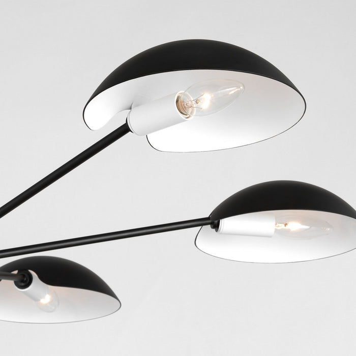 Visual Comfort Studio - EC1306AI - Six Light Chandelier - Nevel - Aged Iron