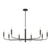 Visual Comfort Studio - EC1319AI - Nine Light Chandelier - Brianna - Aged Iron