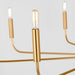 Visual Comfort Studio - EC1319BBS - Nine Light Chandelier - Brianna - Burnished Brass