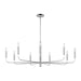 Visual Comfort Studio - EC1319PN - Nine Light Chandelier - Brianna - Polished Nickel
