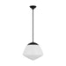 Visual Comfort Studio - EP1361MBK - One Light Pendant - Milne - Midnight Black