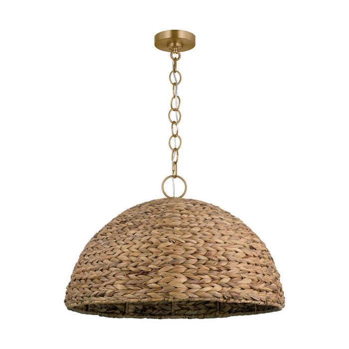 Visual Comfort Studio - EP1373BBS - Three Light Pendant - Cay - Burnished Brass