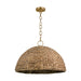 Visual Comfort Studio - EP1373BBS - Three Light Pendant - Cay - Burnished Brass