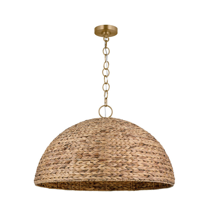 Visual Comfort Studio - EP1383BBS - Three Light Pendant - Cay - Burnished Brass