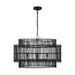 Visual Comfort Studio - EP1404AI - Four Light Pendant - Elio - Aged Iron