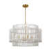 Visual Comfort Studio - EP1404BBS - Four Light Pendant - Elio - Burnished Brass