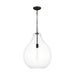 Visual Comfort Studio - EP1441AI - One Light Pendant - Magnus - Aged Iron