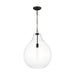 Visual Comfort Studio - EP1441AI - One Light Pendant - Magnus - Aged Iron