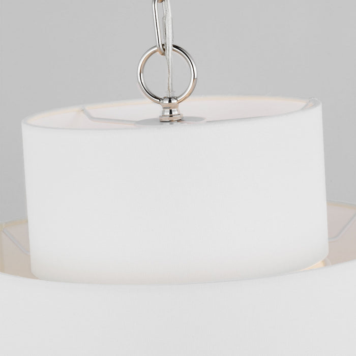 Visual Comfort Studio - KSP1171PN - One Light Pendant - Sawyer - Polished Nickel