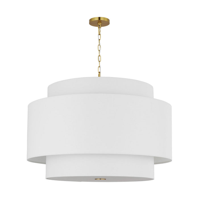 Visual Comfort Studio - KSP1184BBS - Four Light Pendant - Sawyer - Burnished Brass