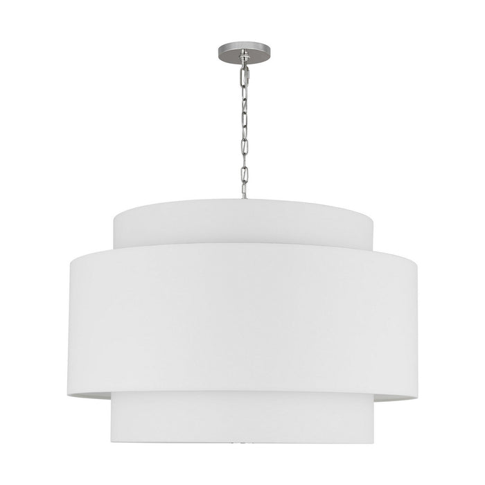 Visual Comfort Studio - KSP1184PN - Four Light Pendant - Sawyer - Polished Nickel