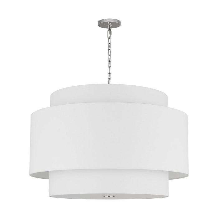 Visual Comfort Studio - KSP1184PN - Four Light Pendant - Sawyer - Polished Nickel