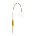Visual Comfort Studio - KSW1171BBS - One Light Wall Sconce - Noemie - Burnished Brass