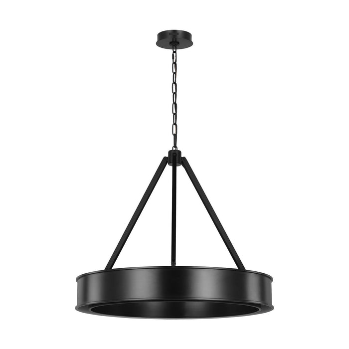 Visual Comfort Studio - LC1211AI-L1 - LED Chandelier - Leonard - Aged Iron