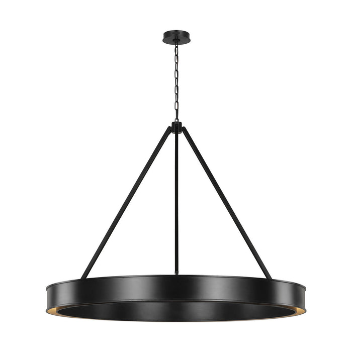Visual Comfort Studio - LC1231AI-L1 - LED Chandelier - Leonard - Aged Iron