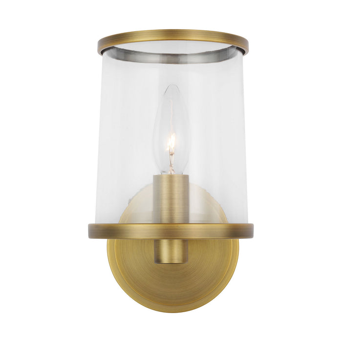 Visual Comfort Studio - LV1081TWB - One Light Vanity - Reynolds - Time Worn Brass