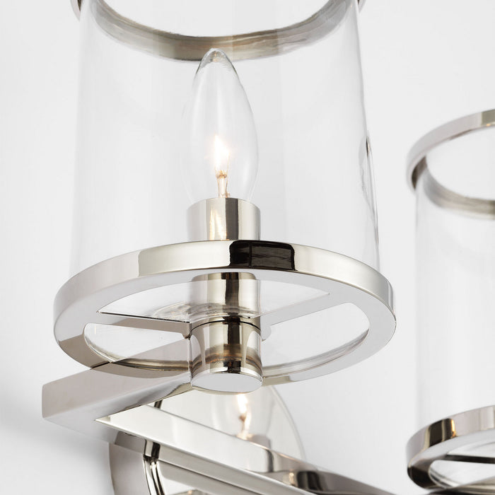 Visual Comfort Studio - LV1082PN - Two Light Vanity - Reynolds - Polished Nickel