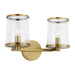 Visual Comfort Studio - LV1082TWB - Two Light Vanity - Reynolds - Time Worn Brass