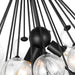Visual Comfort Studio - 6514303-112 - Three Light Pendant - Bronzeville - Midnight Black