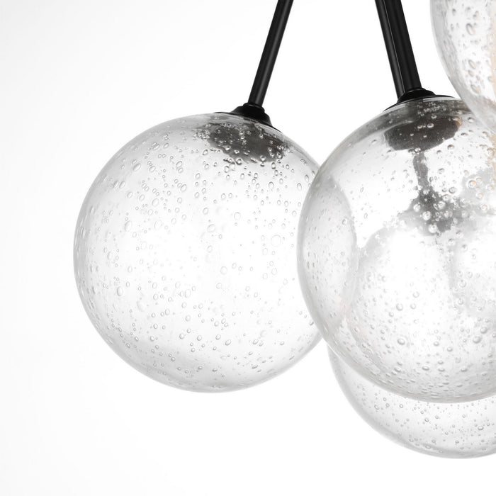 Visual Comfort Studio - 7714301-112 - One Light Semi-Flush Mount - Bronzeville - Midnight Black