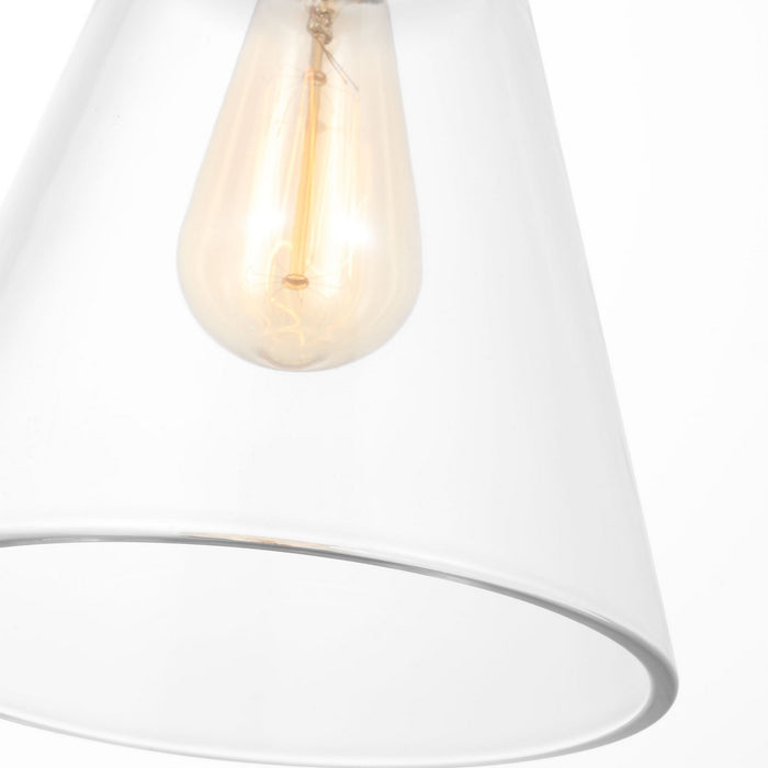 Visual Comfort Studio - P1347MBK - One Light Pendant - Baskin - Midnight Black