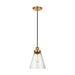 Visual Comfort Studio - P1347SB - One Light Pendant - Baskin - Satin Brass